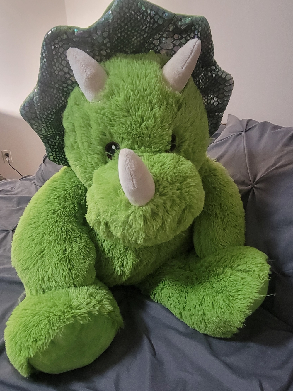 Plush Green Dinosaur Toy
